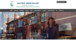 Desktop Screenshot of caulfieldjc.org.au